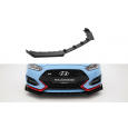 Maxton Design "Street Pro" spoiler pod přední nárazník s křidélky pro Hyundai Veloster N Mk2, plast ABS bez povrchové úpravy