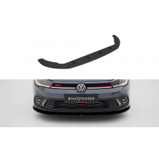 Maxton Design "Street Pro" spoiler pod přední nárazník pro Volkswagen Polo GTI Mk6 Facelift, plast ABS bez povrchové úpravy