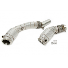 TA Technix downpipe s 200článkovým katalyzátorem a termoizolační ochranou BMW M3, M3 Competition + M3 CS (F80, 2014-2018) motor S55