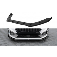 Maxton Design "Racing durability" spoiler pod přední nárazník s rohovými splittery pro Ford Fiesta ST Mk8, plast ABS bez povrchové úpravy, vč. ST-Line