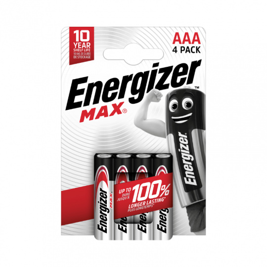 Energizer MAX mikrotužka AAA - 4ks