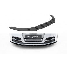 Maxton Design "Street Pro" spoiler pod přední nárazník pro Audi TT 8J Facelift, plast ABS bez povrchové úpravy, S-Line, s červenou linkou