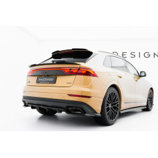 Maxton Design prodloužení spoileru ver.1 pro Audi RSQ8 Mk1, černý lesklý plast ABS