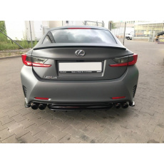 Maxton Design prodloužení spoileru pro Lexus RC, černý lesklý plast ABS