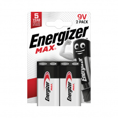 Energizer MAX 9V baterie - 2ks