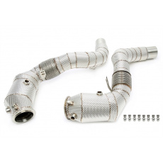 TA Technix downpipe s 200článkovým katalyzátorem a termoizolační ochranou BMW 5 (F10/F11, facelift 2013-2017) 550i motor N63B44