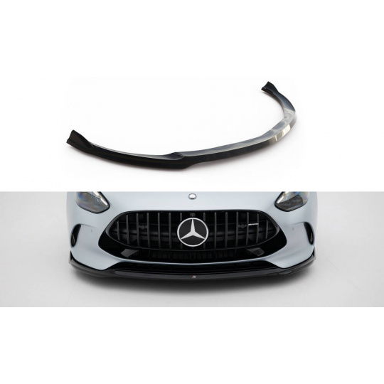 Maxton Design spoiler pod přední nárazník pro Mercedes AMG GT C192 /63, černý lesklý plast ABS