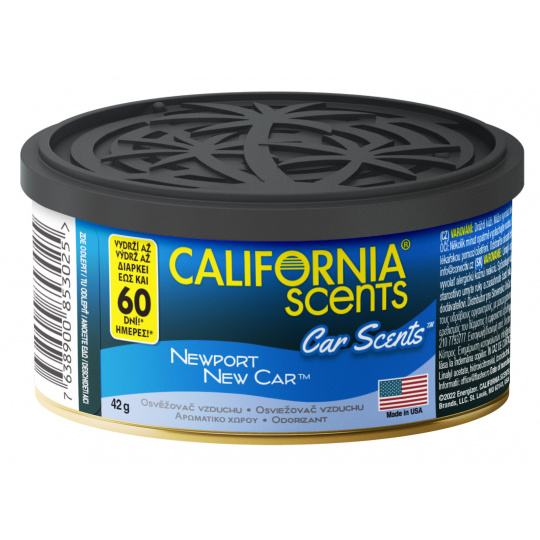 Osvěžovač vzduchu California Scents, vůně Nové auto 