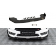 Maxton Design "Racing" spoiler pod přední nárazník ver.2 pro Ford Fiesta ST Mk7 Facelift, plast ABS bez povrchové úpravy