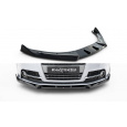 Maxton Design spoiler pod přední nárazník ver.3 pro Audi TT 8J Facelift, černý lesklý plast ABS, S-Line