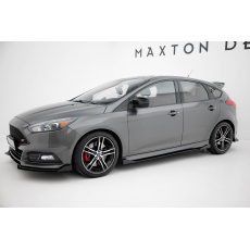 Maxton Design křidélka bočních difuzorů pro Ford Focus ST Mk3 Facelift, plast ABS bez povrchové úpravy