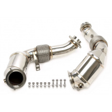 TA Technix downpipe bez katalyzátoru BMW X6 (E71, 2008-2014) 50i motor N63