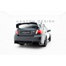 Maxton Design prodloužení spoileru pro Subaru Impreza WRX STi Mk3 Facelift, černý lesklý plast ABS