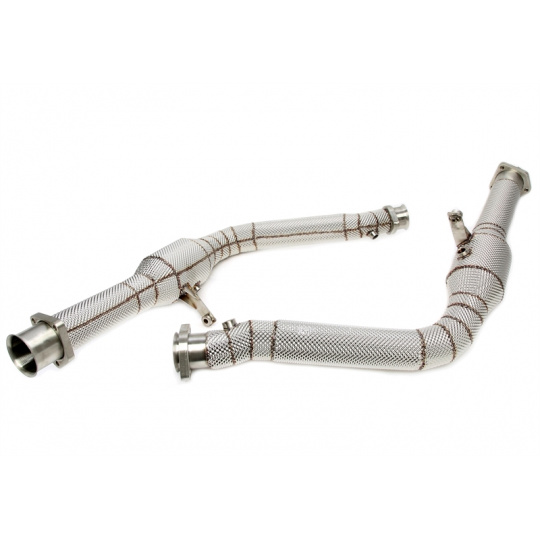 TA Technix downpipe s 200článkovým katalyzátorem a termoizolační ochranou Mercedes G 63 AMG (W463, 2012-2018) motor M157