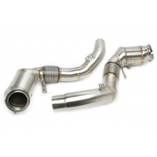 TA Technix downpipe bez katalyzátoru BMW X6 (G06, od 2019) M50i motor N63B44