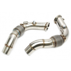 TA Technix downpipe bez katalyzátoru BMW M6 (F06/F12/F13, 2012–2018) motor S63