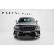 Maxton Design spoiler pod přední nárazník pro Jeep Grand Cherokee WL, černý lesklý plast ABS, Trailhawk