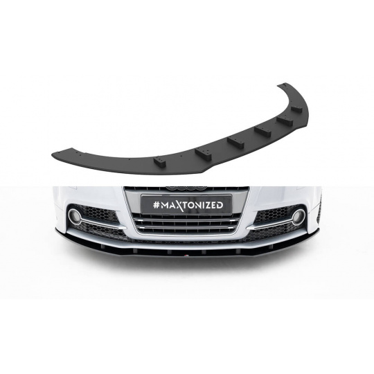 Maxton Design "Street Pro" spoiler pod přední nárazník pro Audi TT S Mk2 (8J), Mk2 (8J) Facelift, plast ABS bez povrchové úpravy