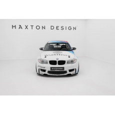 Maxton Design spoiler pod přední nárazník pro BMW řada 1 E82, černý lesklý plast ABS, M Coupe