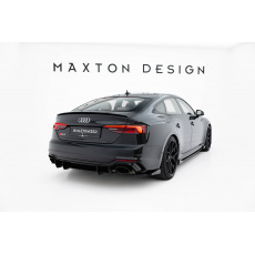 Maxton Design "Street Pro" boční difuzory pod zadní nárazník s křidélky pro Audi RS5 F5, plast ABS bez povrchové úpravy