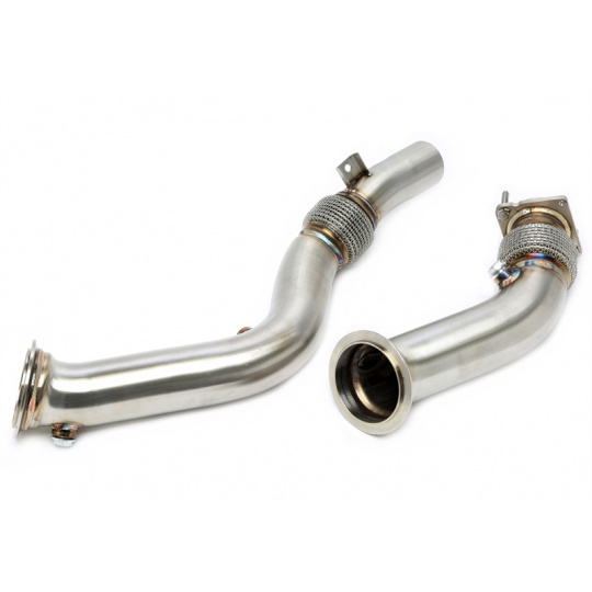 TA Technix downpipe bez katalyzátoru BMW M4, M4 Competition + M4 CS + M4 GTS (F82/F83, 2014-2020) motor S55