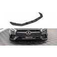 Maxton Design "Street Pro" spoiler pod přední nárazník pro Mercedes třída A W177 A35 AMG Aero, W177 AMG-Line Aero, plast ABS bez povrchové úpravy, s červenou linkou