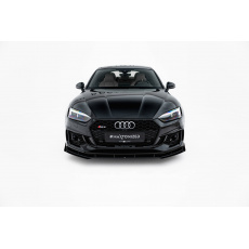 Maxton Design rohové spoilery pod přední nárazník pro Audi RS5 F5, plast ABS bez povrchové úpravy, Coupe / Sportback