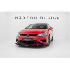 Maxton Design hybridní spoiler pod přední nárazník pro Volkswagen Golf R Mk7 Facelift, plast ABS bez povrchové úpravy