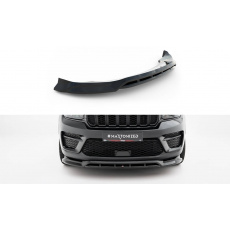 Maxton Design spoiler pod přední nárazník pro Jeep Grand Cherokee WL, černý lesklý plast ABS, Trailhawk