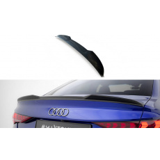 Maxton Design prodloužení spoileru 3d pro Audi RS3 8Y, černý lesklý plast ABS, Sedan