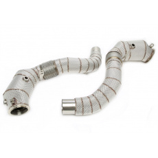 TA Technix downpipe s 200článkovým katalyzátorem a termoizolační ochranou BMW X6 (G06, od 2019) M50i motor N63B44