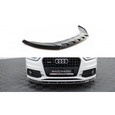Maxton Design spoiler pod přední nárazník pro Audi Q3 8U, černý lesklý plast ABS, S-Line