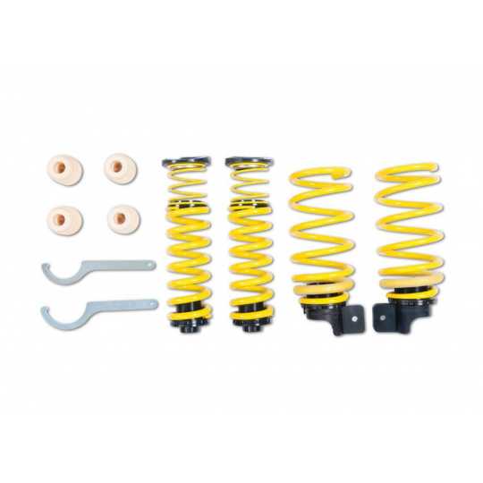 ST Suspensions výškově nastavitelný pružinový kit pro Volkswagen T-roc Convertible AC7 Benzin, FWD, o výkonu 81-110 kW