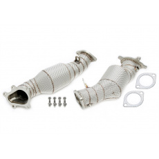 TA Technix downpipe s 200článkovým katalyzátorem a termoizolační ochranou Nissan GT-R (R35, od 2007)