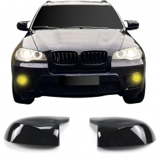 JOM kryty zrcátek M-Style BMW X6 E71 (2008-2014), černý lesk