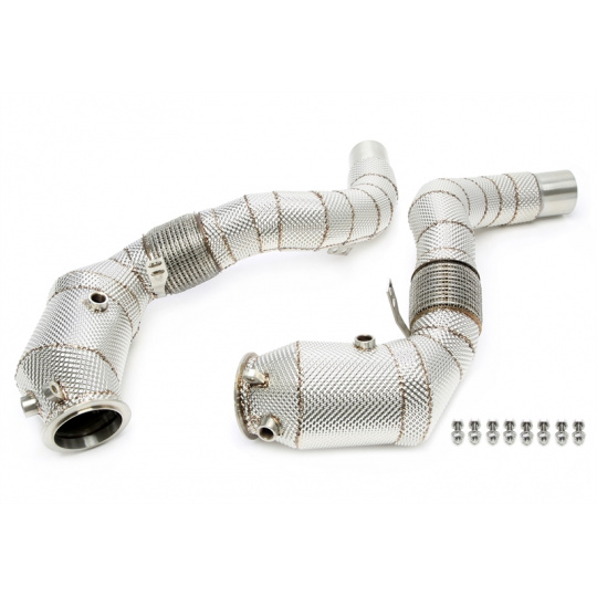 TA Technix downpipe s 200článkovým katalyzátorem a termoizolační ochranou BMW X6 (F16, 2014-2019) 50i motor N63B44