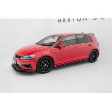 Maxton Design "Racing" difuzory pod boční prahy pro Volkswagen Golf R Mk7 Facelift, plast ABS bez povrchové úpravy