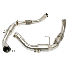 TA Technix propojovací trubky bez katalyzátoru k downpipe Porsche Panamera 4/4S (971, od 2019) motor 2.9T (EA839)